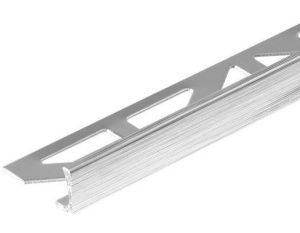 Dural DSA 1062-SF Durosol L-proﬁl, aluminium EZÜST SZÁLCSISZOLT eloxált, H:10mm, L:250cm