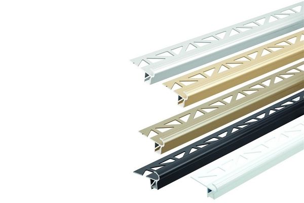 Dural FSTAE LED 90-T FLORENTOSTEP-LED LÉPCSŐ profil, aluminium matt TITAN eloxált, H: 9,0mm, L:250cm
