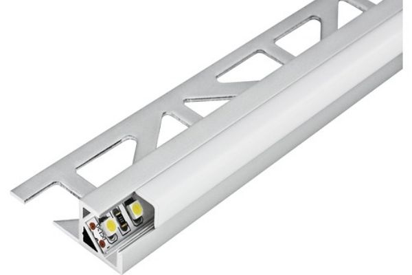 Dural SQLAE LED 90 SQUARELINE-LED profil, aluminium MATT EZÜST eloxált, H: 9,0mm, L:250cm