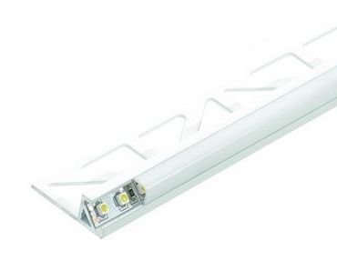 Dural SQLAC LED 930 SQUARELINE-LED profil, aluminium porszórt FEHÉR, H: 9,0mm, L:250cm