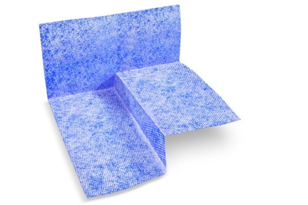 OPT Aquaseal Blau 3D PE préselt sarok JOBB 20mm